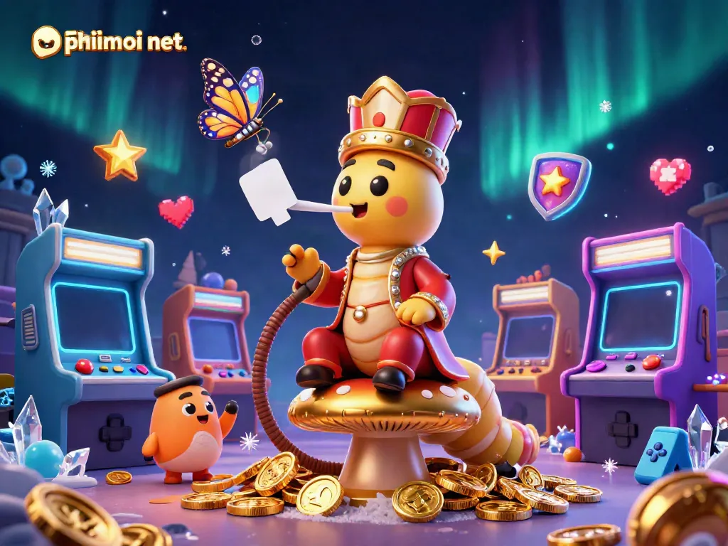 Catch the excitement with phimmoi net. in a vibrant animated casino world featuring games and mystical symbols.