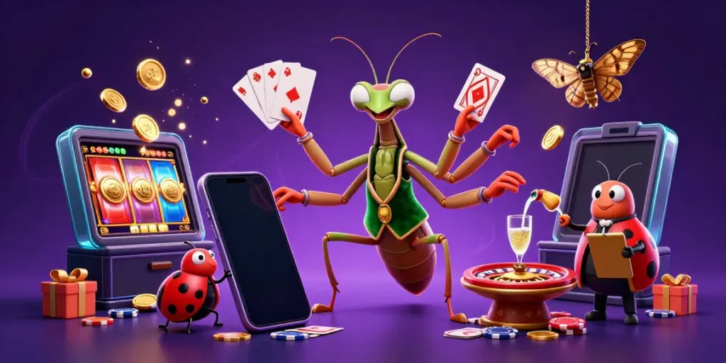 Experience the vibrant action of trang chủ hitclub with a lively casino illustration featuring a card sharp and pit boss.