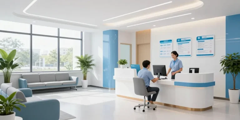 Hair transplant Istanbul consultation at a modern healthcare facility with caring staff and patient-friendly services.