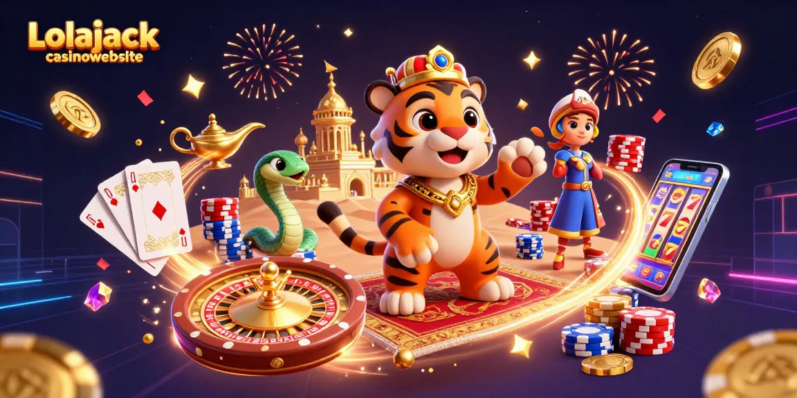 Engage in thrilling gameplay at the Lolajack casinowebsite with amazing rewards and vibrant casino scenes.