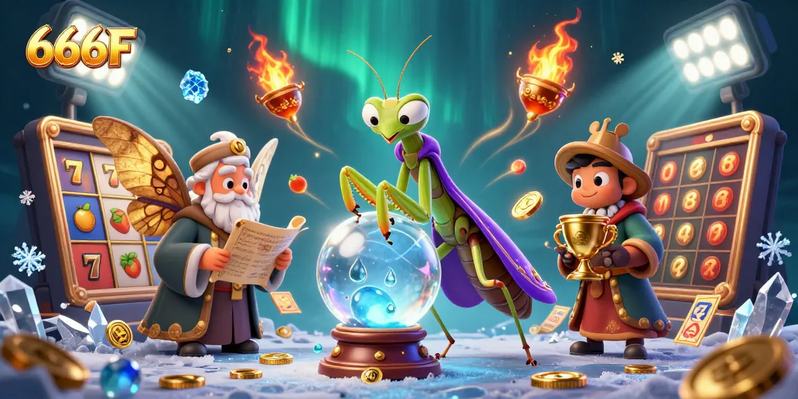 Experience wins with 666F while enjoying a 3D casino scene filled with slot elements and engaging characters.