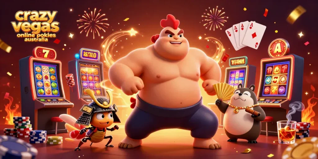 Experience the excitement of crazy vegas online pokies australia with vibrant characters and lively gameplay.